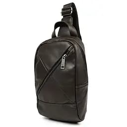 Рюкзак слинг кожаный с карманами TARWA 29х17х8 см sum0028225