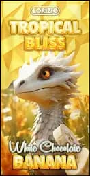 Шоколад Lorizio банановий білий "TROPICAL BLISS" 100 г