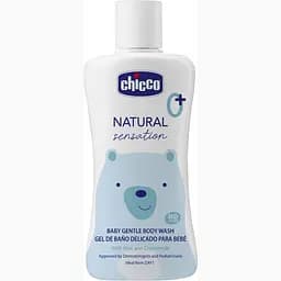 Ніжний гель для купання Chicco Natural Sensation Baby Gentle Body Wash Без сліз з алое та ромашкою 200 мл (11529.00)