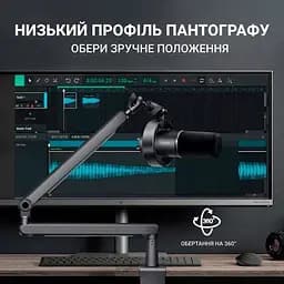 Мікрофон Fifine (T688) USB/XLR Black (T688) - мініатюра 10