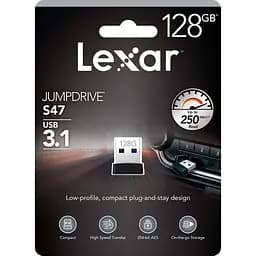 Флеш-накопичувач Lexar USB3.1 128GB S47 LJDS47-128ABBK (LJDS47-128ABBK) - мініатюра 4