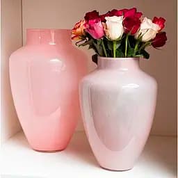 Ваза Lefard Olaf Pink скляна 30х21 см (804-160) - мініатюра 2