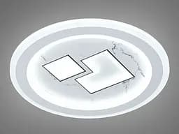 Світильник стельовий LED Diasha 6017-300, 48W, 3000K, білий акрил, сучасний стиль, діаметр 30 см, IP20, 2640 лм - мініатюра 3