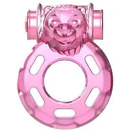 Эрекционное кольцо Baile Cock Ring Bear 4.5 см розовый