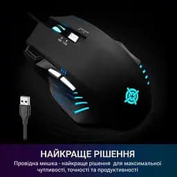 Комп'ютерна мишка GamePro (GM247) Storm USB Black (GM247) - мініатюра 8