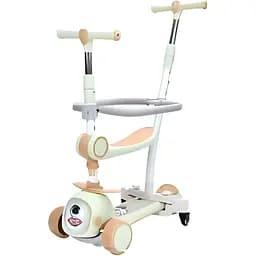 Самокат iTrike JR 3-095 5 в 1 зеленый