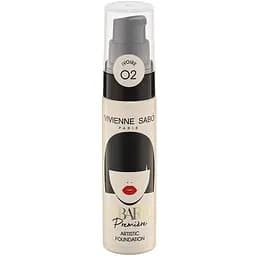 Тональный крем Vivienne Sabo Cabaret Premiere Artistic Foundation со сценическим эффектом тон 02 (Ivoire) 25 мл