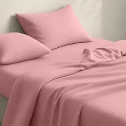 Комплект постільної білизни Cosas Lilac CS1 Євро фланель пудра (Flannel_17Lilac_El180x30-17Lilac_200) - мініатюра 2