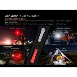Дифузійний фільтр Fenix AOT-04 силіконовий червоний для ліхтарів серії PD TK WF HT (AOT-04R) - мініатюра 8