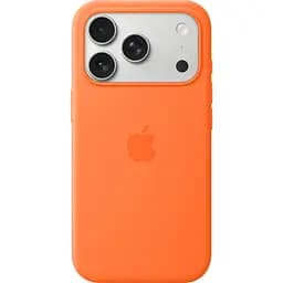 Чехол Silicone Case with Button, Animation, MagSafe для Apple iPhone 17 Pro Orange ААА (149944)