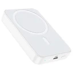 Магнітний повербанк Borofone BJ25 Plus Reach magnetic wireless power bank (10000mAh) білий - мініатюра 7