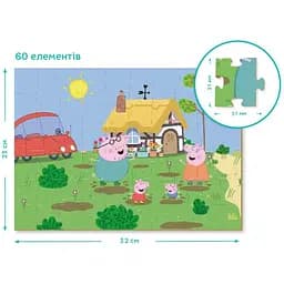 Пазл DoDo 2 в 1 Peppa Pig, 60 елементів (200119) - мініатюра 5