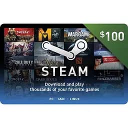 Код активації Steam Gift Card (Стім) на 100 usd US-регіон