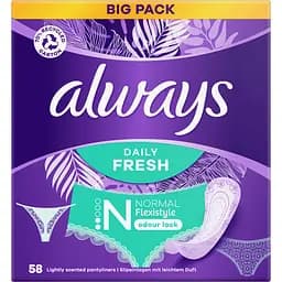 Ежедневные прокладки Always Daily Fresh Normal Нейтрализация запаха 58 шт.