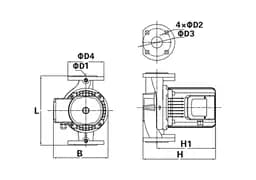 Циркуляційний насос Shimge XP40-12F-250 - мініатюра 3
