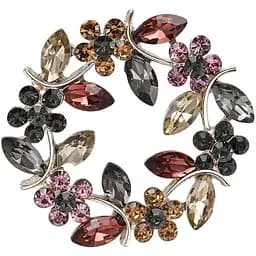 Брошь венок классическая женская брошь-булавка