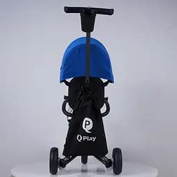Велосипед складаний триколісний дитячий Qplay Nova+ Rubber Sky Blue (S700-13Nova+SkyBlue) - мініатюра 9