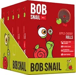 Набор фруктовых конфет Bob Snail Яблочно-Вишневые (5 шт. х 100 г)