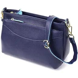 Женская кожаная сумка Vintage с жестким дном 27х16х11 см sum0027560