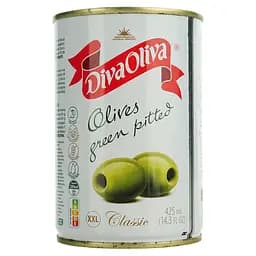 Оливки крупные без косточки Diva Oliva XXL 390 г