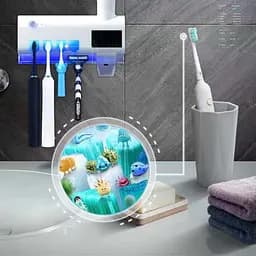 Диспенсер для зубної пасти та щітки автоматичний Toothbrush sterilizer W-020 - мініатюра 9