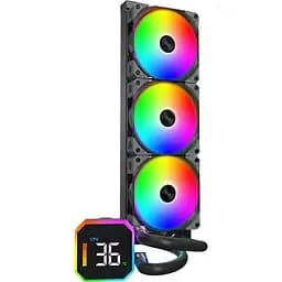 Система водяного охолодження MONTECH HyperFlow Digital 360 Black [151310]