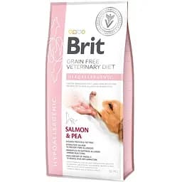 Сухий корм для будь-якого віку собак Brit VetDiets Grain Free Hypoallergenic при харчовій алергії з лососем, горохом і гречкою 12 кг