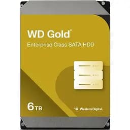 Жесткий диск WD 6 ТБ 3,5" 7200 256 МБ SATA Gold