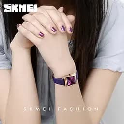 Жіночий класичний годинник Skmei 1432 (Фіолетові) - мініатюра 5