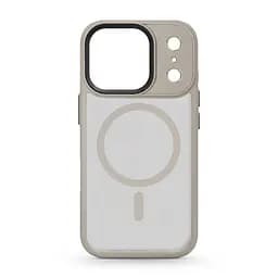 Чехол для Apple iPhone 17 Pro, Uniq MagCase, серый, противоударный, панель-накладка с магсейф, ударопрочный TPU+PC, с магнитом MagSafe, поддержка полноценной беспроводной зарядки, ArmorStandart (ARM86270)