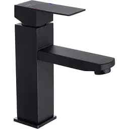 Смеситель для раковины Kroner KRP Edelstahl Kubus - SCH010 CV023010 Черный матовый