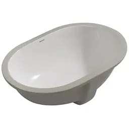 Умивальник врізний під стільницю Mixxus Premium Ellipse-1701 570x385x205 мм з переливом MP6566, Білий