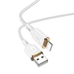 Кабель Hoco X95 Goldentop - USB - Lightning charging data cable 1 м белый