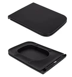 Унітаз підвісний Qtap Gemini Ultra Quiet, з сидінням Slim Duroplast/ Soft-close/ Quick Release QT2533076EUQMB - мініатюра 4