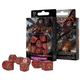 Набор кубиков Dragons Modern Dice Set Ruby , 7 шт. (RDRA08)