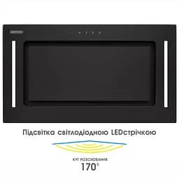 Витяжка вбудована Eleyus GEMINI 800 LED SMD 52 BL - мініатюра 3