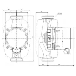 Циркуляційний насос Grundfos Alpha3 25-80 180 (99371961) - мініатюра 10