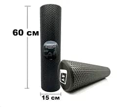Ролик массажный Foam Roller 60 см Черный EasyFit fit0024988
