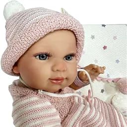 Лялька Nines d'Onil Reborn у рожевому одязі дівчинка 37 см (245) - мініатюра 6