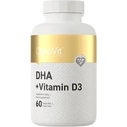 Вітамін OstroVit DHA + Vitamin D3 60 капсул