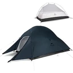 Намет Naturehike Cloud Up 1 Updated NH18T010-T надлегкий одномісний з футпринтом 20D темно-синій - мініатюра 2