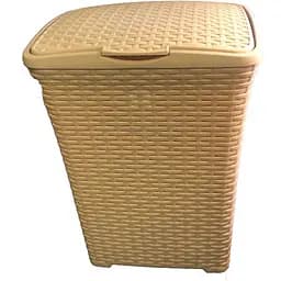 Кошик для білизни Консенсус ротанг 50 л бежевий (000022968)