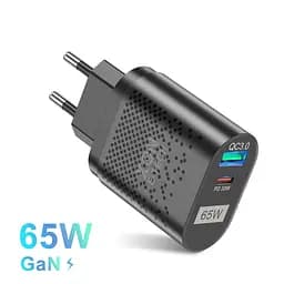 Зарядное устройство XON PowerCharge 65W (PD33) USB Type-C (PCWB065033A1С1B 6051) Черный
