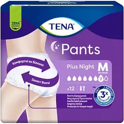 Трусы-подгузники для взрослых Tena Pants Plus Night Мedium 12 шт.