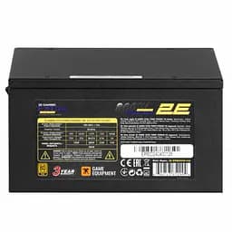 2E Gaming Блок живлення Extra Power (800W), >90%, 80+ Gold, 140мм, 1xMB 24pin(20+4), 2xCPU 8pin(4+4), 3xMolex, 6xSATA, 4xPCIe 8pin(6+2), Modular
