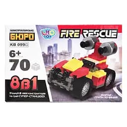Детский конструктор Пожарная служба спасения Fire Rescue KB 099G 70 деталей