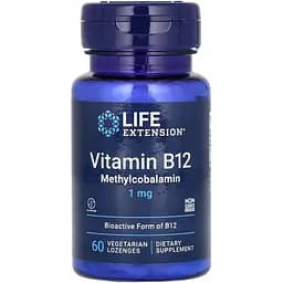 Витамины Life Extension Vitamin B12 Methylcobalamin 1 мг 60 капсул