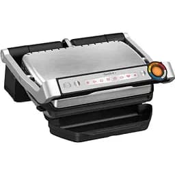 Гриль Tefal притискний OptiGrill+ 2000 Вт температурних режимів 4 знімні пластини алюміній метал (GC717D10)