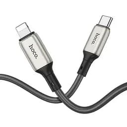 Кабель Hoco X66 Pisces Cable Type-C to Lightning 2,4A 1m Gray