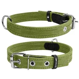 Ошейник для собак хлопчатобумажная тесьма CoLLaR Брезент двойной (ширина 20мм длина 31-41см)